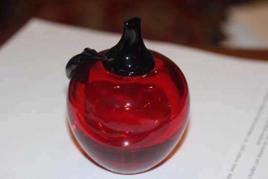 Red Glass Apple