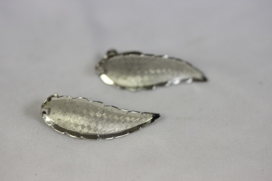 A Pair of Sterling Earrings
