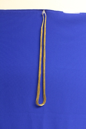 A Gold Plated over Sterling Liquid Silver Necklace