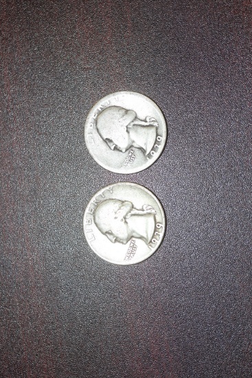 Lot Of Two Washington Quarters