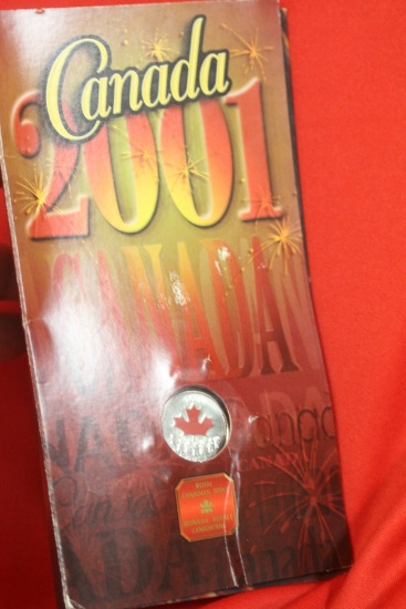A Colorized 2001 Canada Coin
