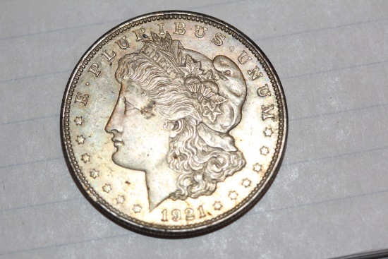 1921 Morgan Silver Dollar