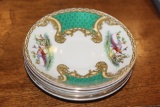 Set of 5 Staffordshire Saucers
