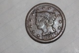 1851 Large Cent