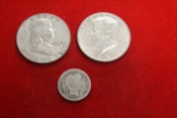 Lot of 3 90% Silver Coins