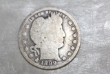 1899 Silver Barber Quarter