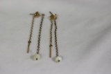 A Pair of Sterling Earrings
