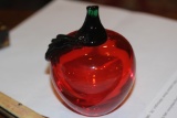 Red Glass Apple