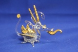 A Glass or Crystal Flying Dragon