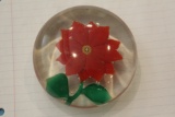 Rose Artglass Paperweight