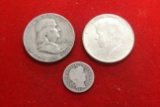 Lot of 3 90% Silver Coins