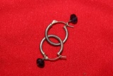 A Pair of Sterling Earrings