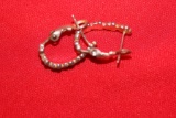 A Pair of Sterling Earrings