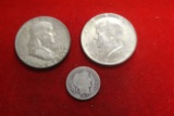 Lot of 3 90% Silver Coins