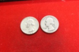 Lot Of 2 Silver Quarters