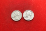 Lot Of 2 Silver Quarters