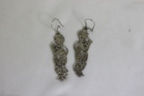A Pair of Sterling Earrings