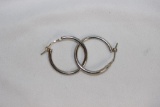 A Pair of Sterling Earrings