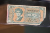 10 Cents Military Note