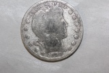 1909-D Silver Barber Quarter