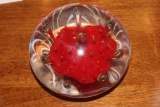 Large Art Glass Paperweight