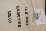Sealed US Mint Quarters Bag