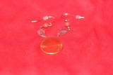 A Pair of Sterling Earrings