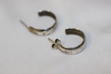 A Pair of Sterling Earrings