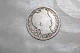 1898 Silver Barber Quarter