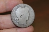 An 1894-S Barber Silver Half