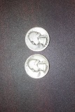 Lot Of Two Washington Quarters