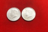 Lot of 2 1964 Kennedy silver Halves