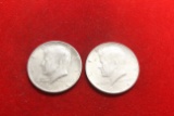 Lot of 2 1964 Kennedy silver Halves