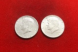 Lot of 2 1964 Kennedy silver Halves