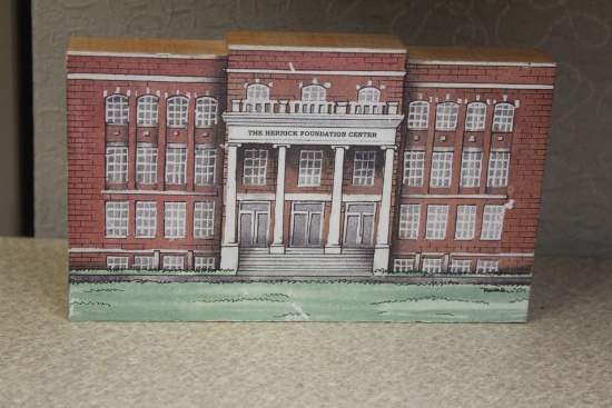 Just Around the Block Woodcut