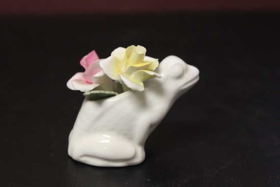 A Radnor Bone China Frog