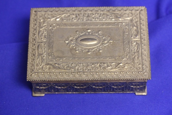 A Metal Ornate Box