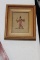 A Framed Oriental Motive Needlework