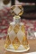 Sterling and Acid Cut Amber Colour Decanter