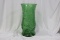 A Cleveland, Ohio Green Glass Vase