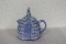 A Rare Sadler Ye Daintee Ladyee Blue Teapot