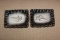Set of 2 Japanese Kutani Small Dishes