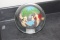Reverse Painting on Glass Nude Paperweight