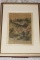 Antique Chinese Pastel and Silk Painting
