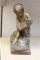 Vintage Chalk Statue
