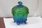 A Two Tone Glass Jar