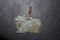 A Jade or Similar Hard Stone and 14Kt Gold Pendant