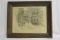An Old Signed Print, Lithograph