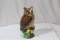 A Hollohaza, Hungary Ceramic Owl Figurine