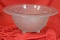 A Frost Glass Nude Bowl